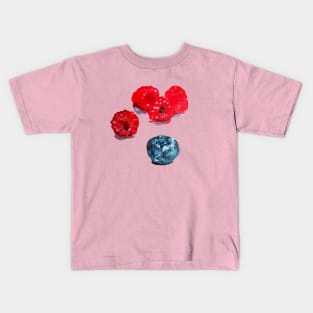 One blueberry and four strawberries Kids T-Shirt